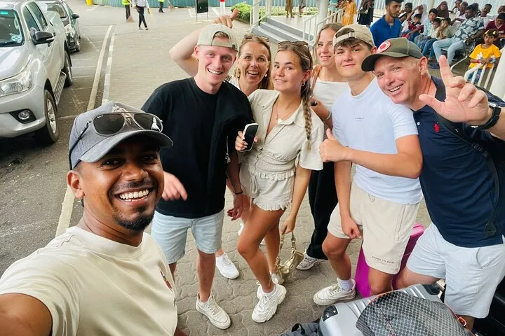 Guests on a Lanka Mile Tours tour in Sri Lanka