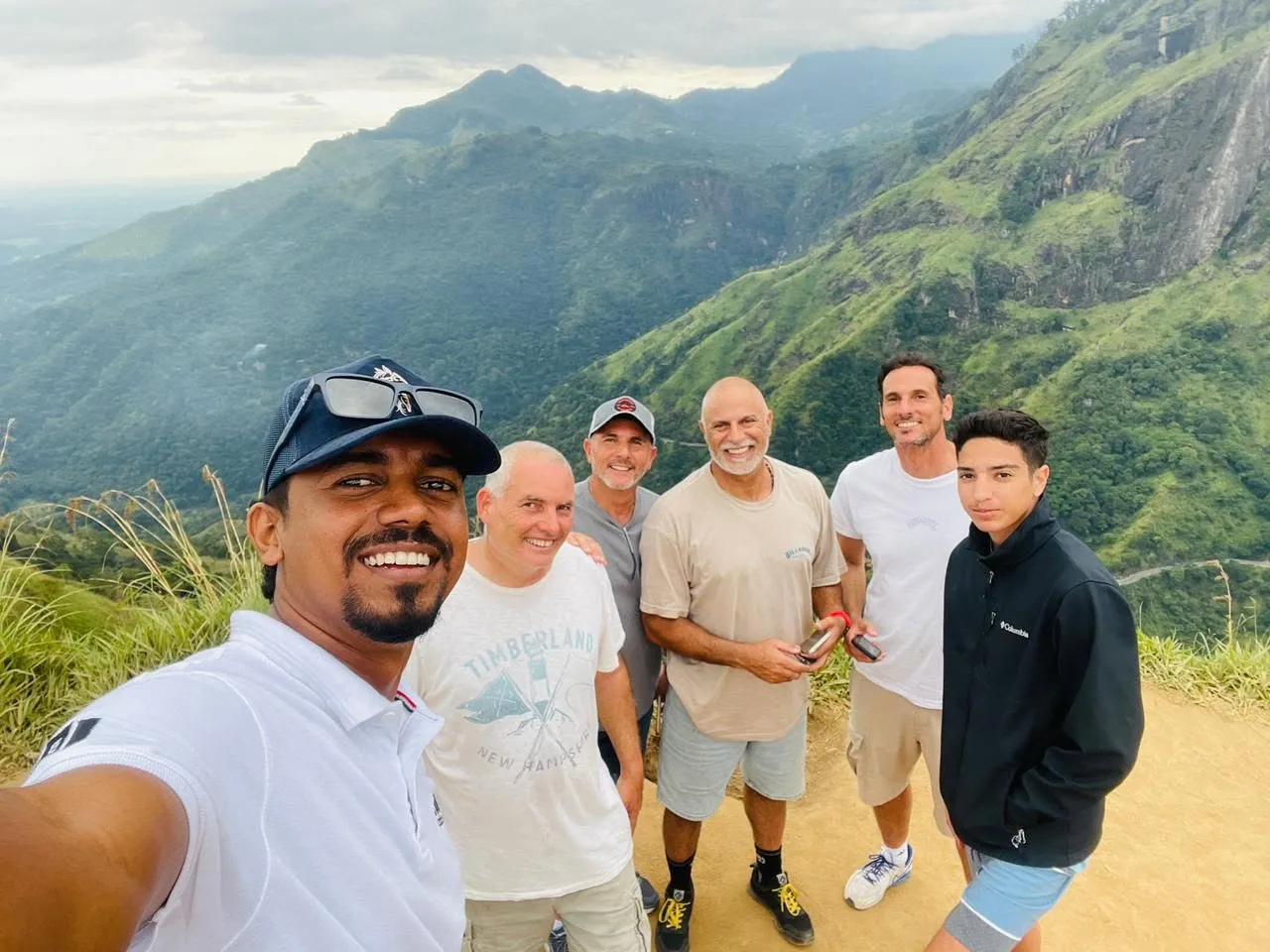 Guests on a Lanka Mile Tours tour in Sri Lanka